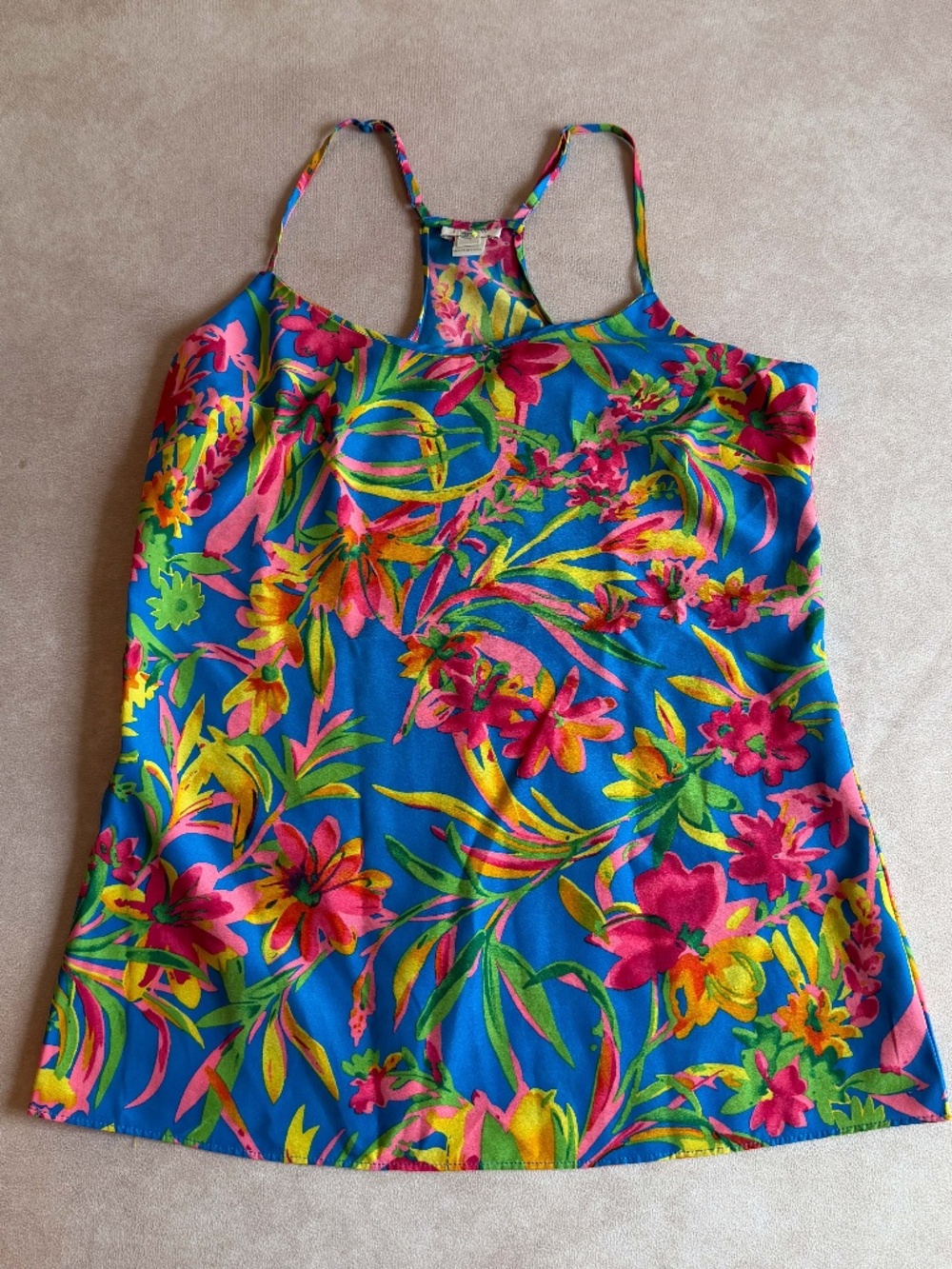J. Crew Floral Racerback Tank • size 0 • 58920